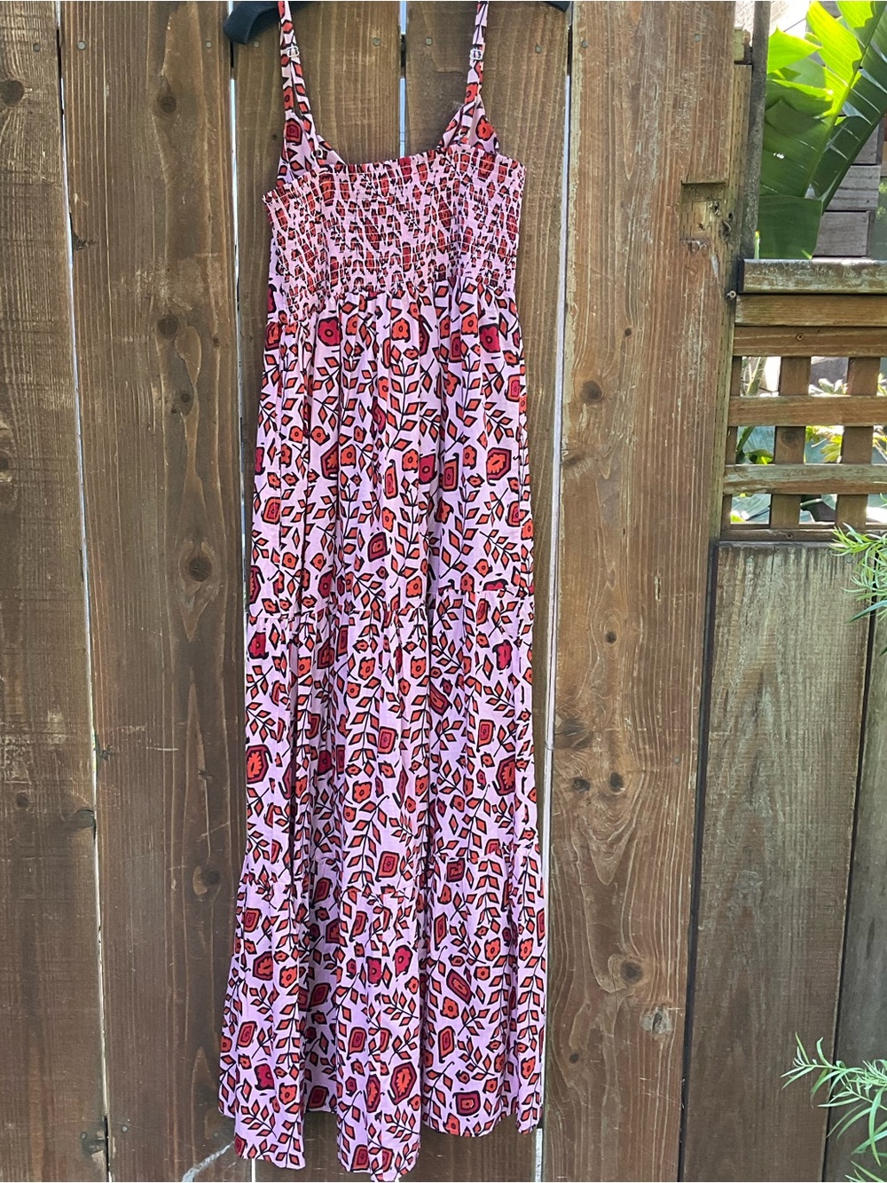 XiRENA Pink and Red Floral Maxi Sundress - Picture 3 of 3